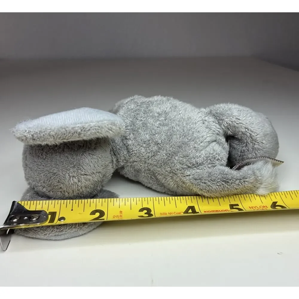 Vintage Gund P-Nut Elephant Plush 5” Gray Small Beanie Floppy Peanut #31013